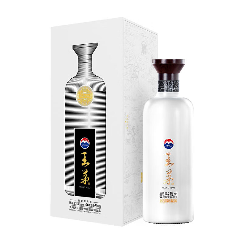 茅台王茅酒 53度 茅台股份公司  53度 500mL 1瓶 祥邦（白）