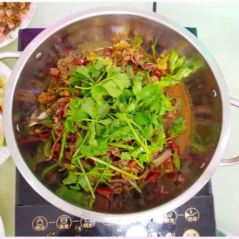 食怀黎平牛瘪干锅牛肉火锅牛瘪火锅从江榕江农家特产贵州贵州特产