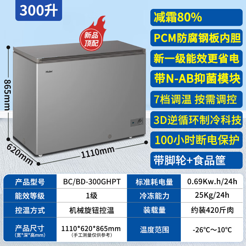 海尔 BC305HM冷柜评测结果好吗？网友点评