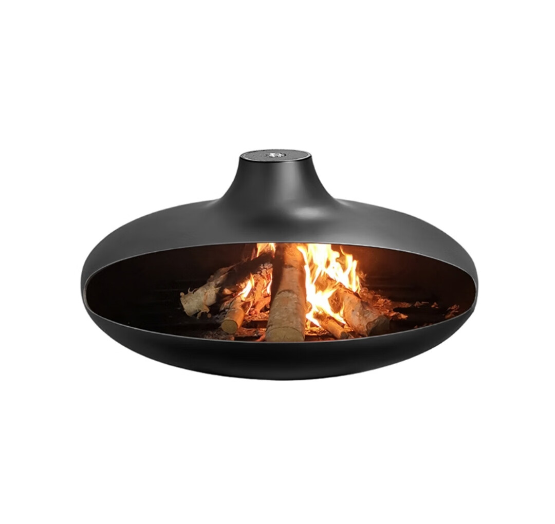 酒精壁炉悬挂式真火燃木电子装饰别墅民宿客厅家用定制飞碟取暖器 600