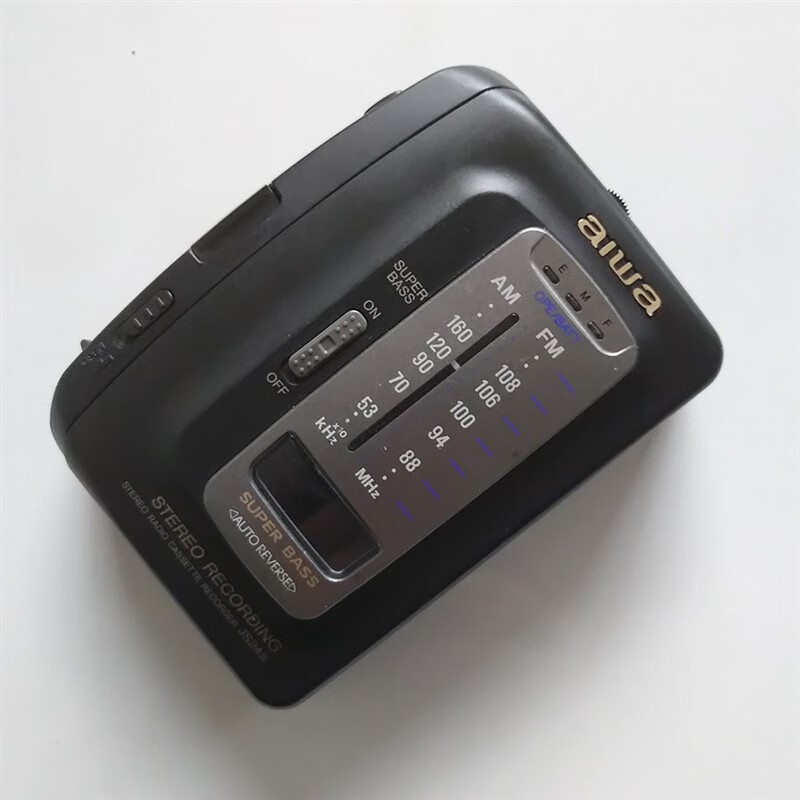 爱华经典te磁带随身听js245单放机卡带机立体声收音机收录放机