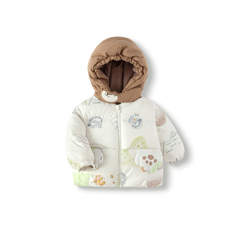 巴拉巴拉婴儿羽绒服男童冬季女童短款外套造型2024可爱洋气萌208424107234