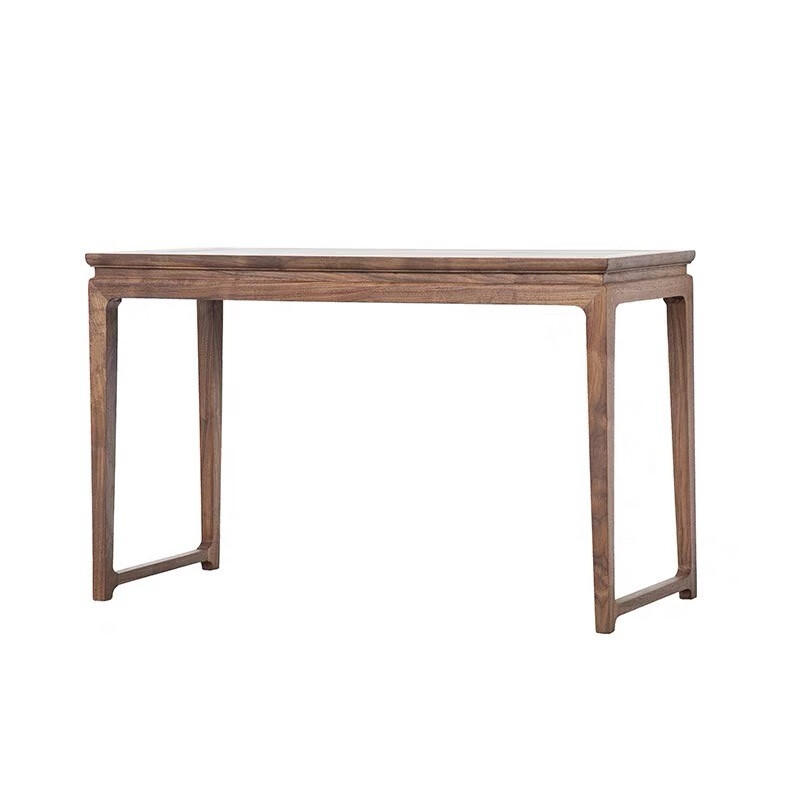 木博特 mobote中式仿古共鸣古琴桌琴台明式书法桌老榆木琴台黑胡桃木