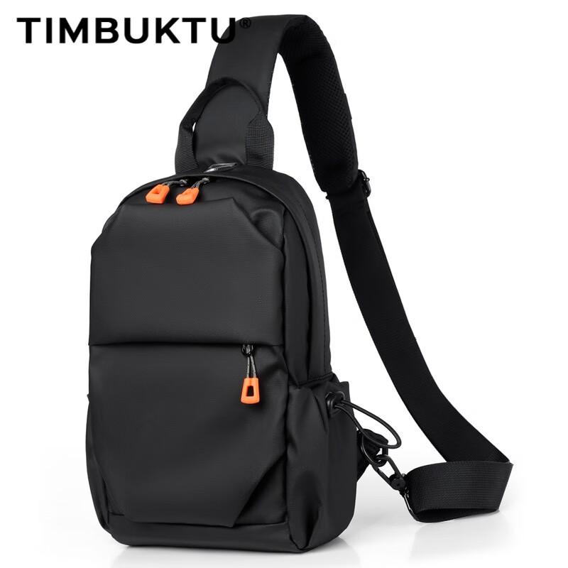 timbuktu斜挎包男2023新款男士胸包休闲时尚潮流单肩斜挎大容量多功能
