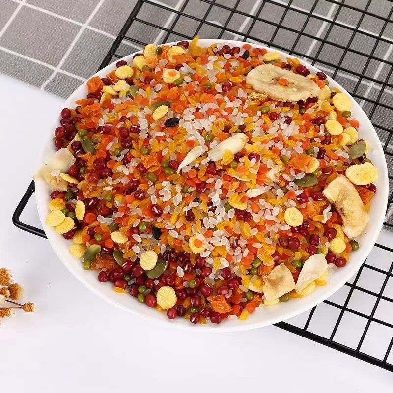 童话八宝粥腊八粥原料代餐儿童水果组合五谷杂粮粥营养早餐八宝米自煮