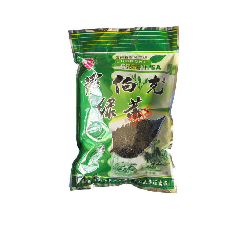 云南滇绿茶叶 400g 大理南涧罗伯克烘青绿茶 * 200克1袋 200克1袋