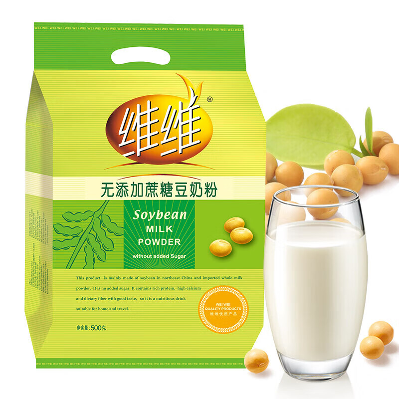 维维无添加蔗糖豆奶粉500克 无添加蔗糖豆奶粉500g