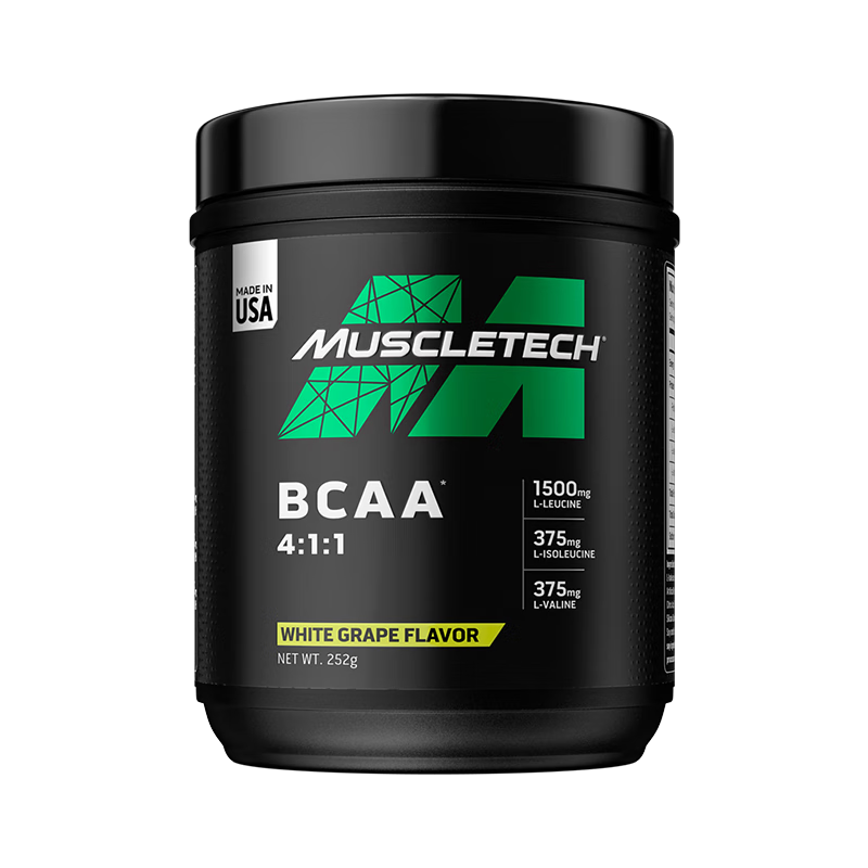 肌肉科技 高性能系列 BCAA 支链氨基酸 252g 白葡萄味