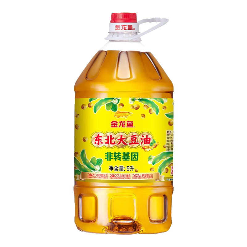 金龙鱼 非转基因 东北大豆油 5L