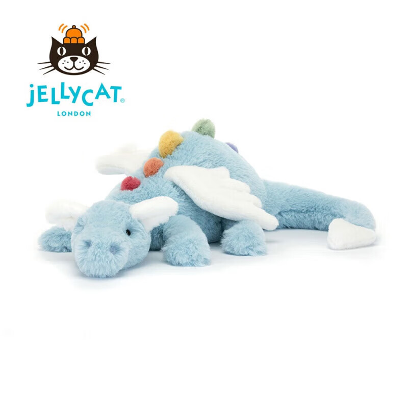 JELLYCAT英国jellycat2024新品天空龙柿子龙宝宝柔软毛绒玩具安抚公仔玩偶 天空龙 66cm