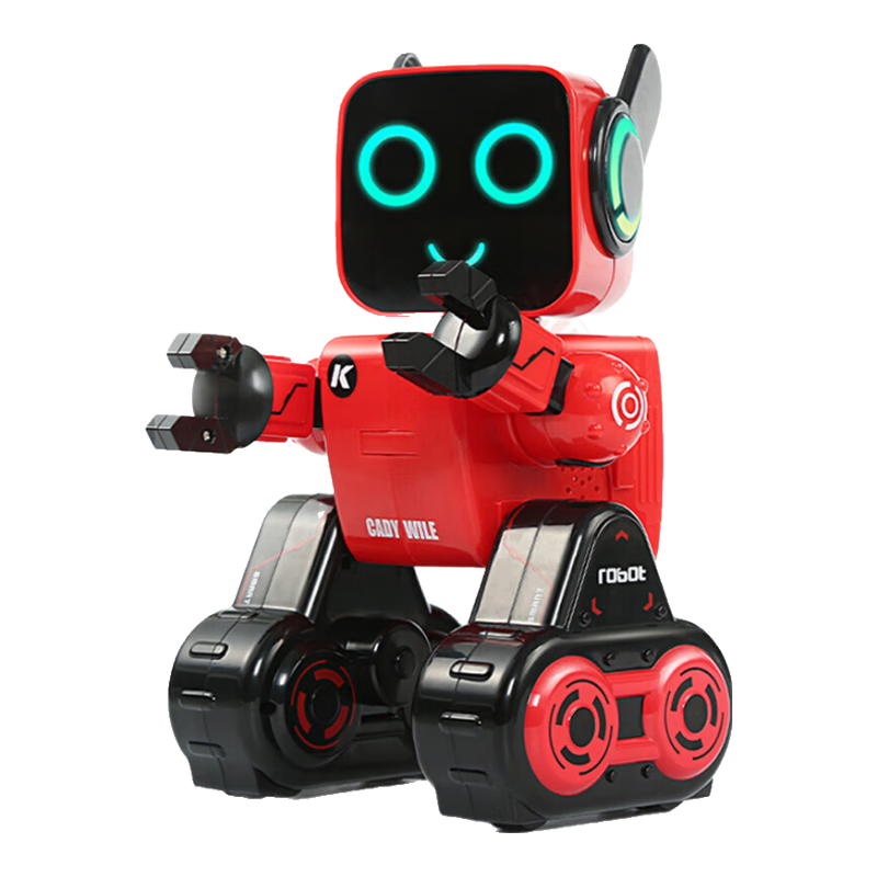 JJRC兒童早教智能可對話機(jī)器人玩具男孩3-6歲女孩4-8歲小朋友生日禮物 升級款K10語音對話機(jī)器人-紅色 好玩有趣早教兒童機(jī)器人玩具