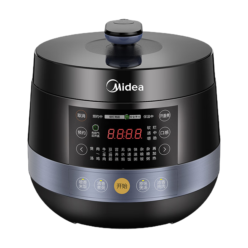 ���ģ�Midea����ѹ������ѹ���緹��һ�������������ܴ������緹��˫���򸪶๦��ԤԼ��ʱ�ϸǿɲ� ����˫����3-8�� 4.8L