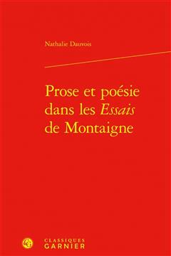 预订 prose et poesie dans les essais de montaigne