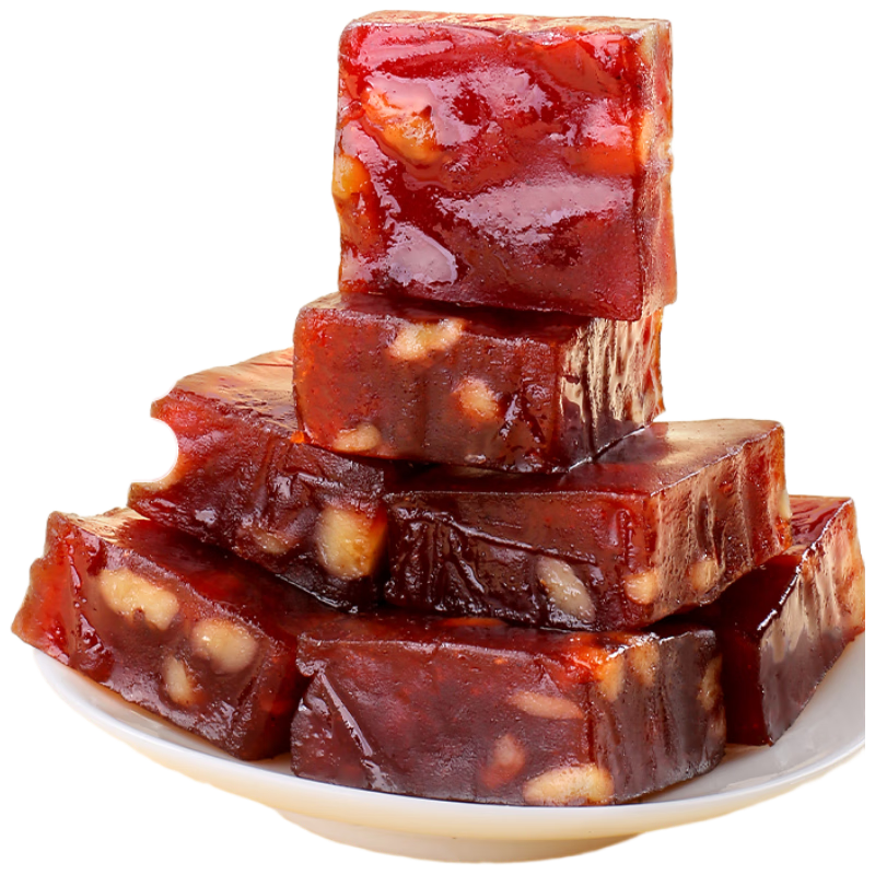 鲜窝窝 山楂核桃糕500g 山楂烤核桃山楂制品 独立包装蜜饯休闲零食