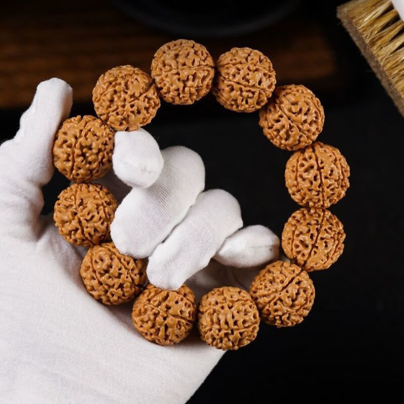 坚银清理干净金刚菩提手串七瓣男士女大金刚菩提子佛珠手链念珠 清理