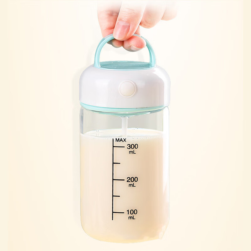 木笛斯全自动搅拌杯冲蛋白粉电动水杯夏天懒人摇摇杯冲奶粉便携式冲泡杯 蓝色塑料电池款送杯刷 380ml 1只 京东折扣/优惠券