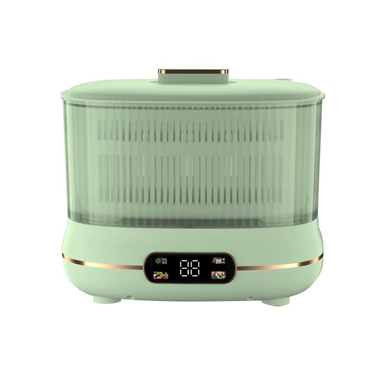 荣事达果蔬清洗机 家用大容量洗菜机 蔬菜水果去农残 果蔬净化机清洗神器 餐具杀菌消毒 【象牙白】升级臭氧净化三大定制模式提篮滤水