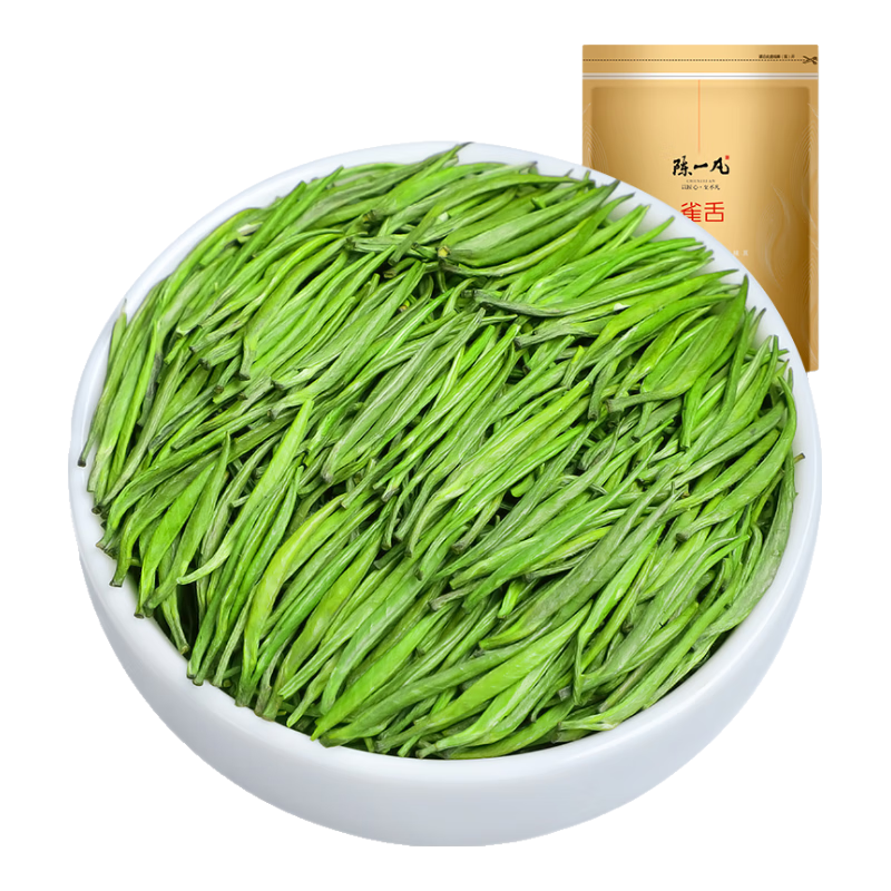 陳一凡 雀舌茶葉綠茶 明前2025年新茶 特級嫩芽春茶 貴州雀舌茶袋裝250g