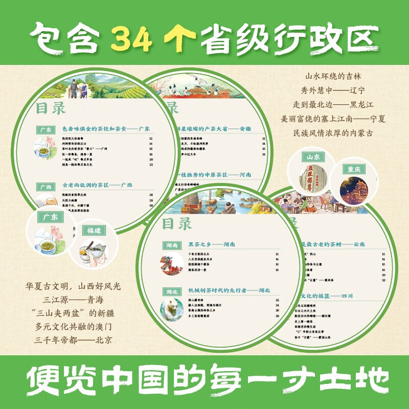 茶，一片树叶里的中国（全4册）传统文化幼小衔接寒假书单暑假书单启蒙科普自主阅读科普绘本亲子阅读 3-5岁小猛犸童书详情图
