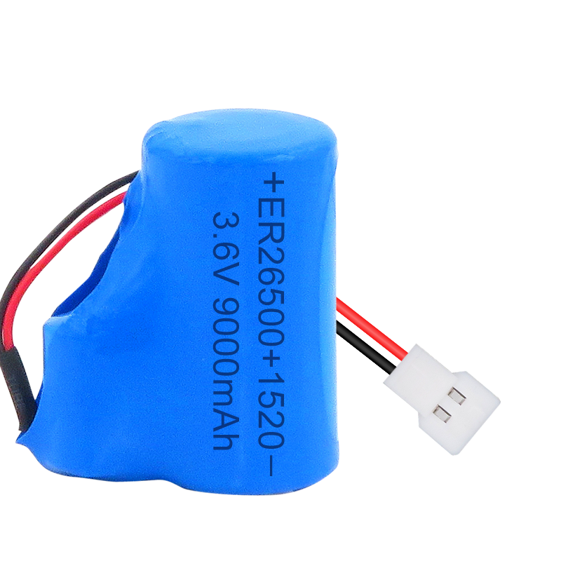 芯樂(lè )購 原裝ER26500 SPC1520 C型2號3.6V計量表天然氣智能水表鋰電池專(zhuān)用 ER26500+SPC1520帶51005插頭旁邊