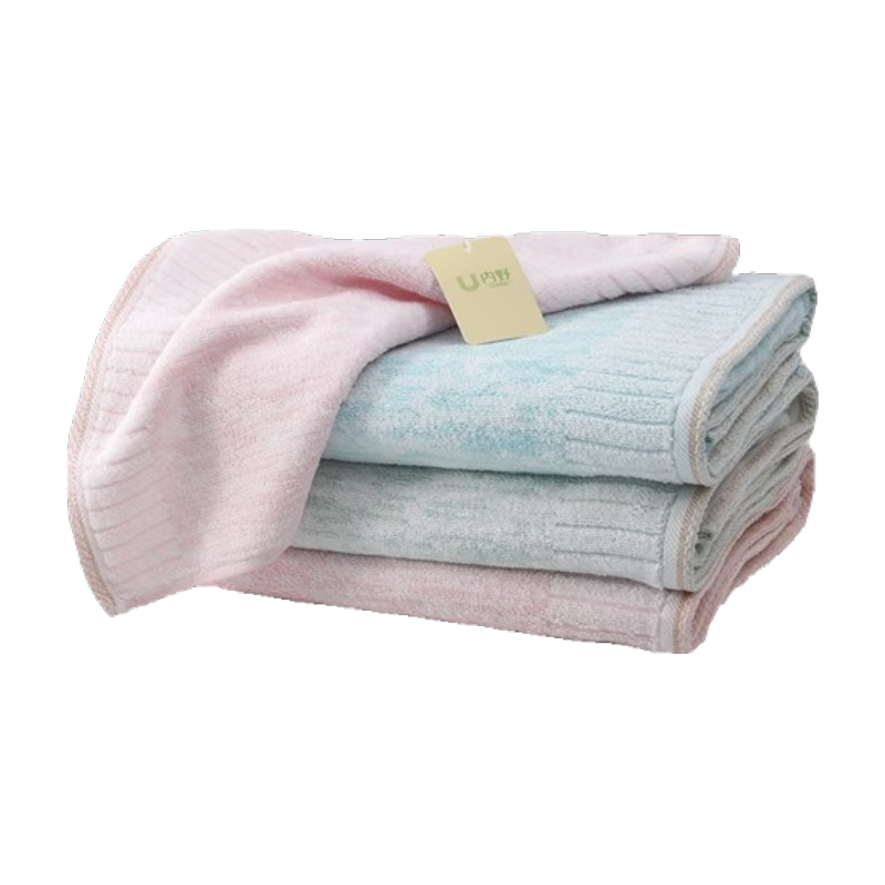 内野（UCHINO）流光之夏纯棉浴巾舒适男女家用洗澡大毛巾绿色