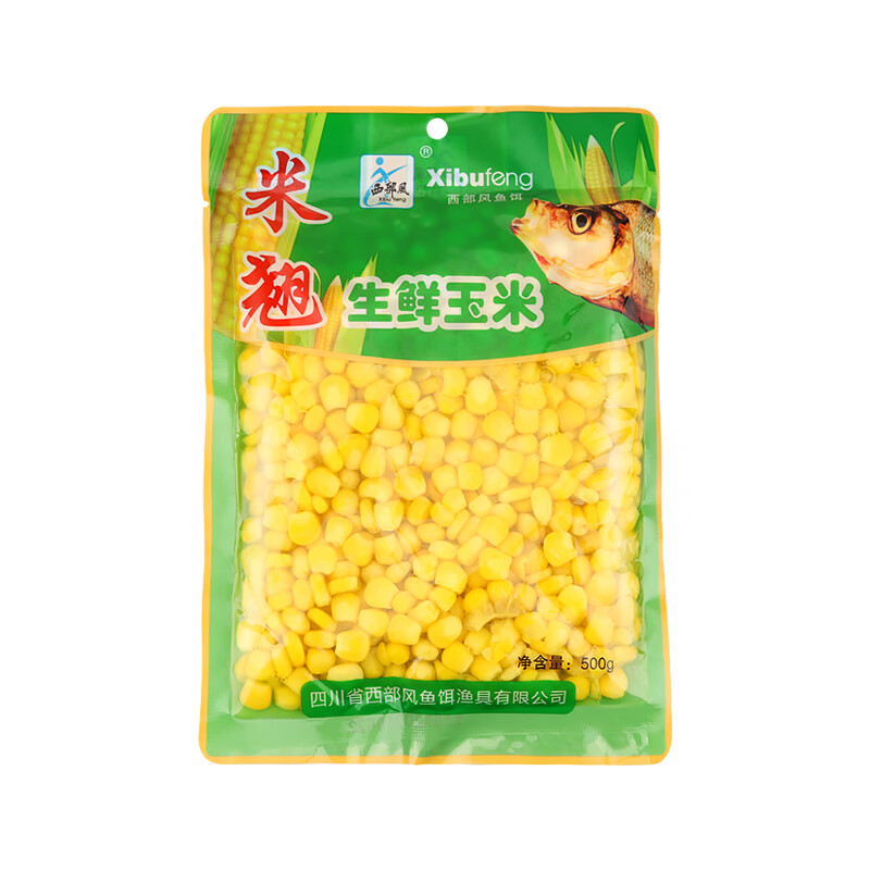 西部風(fēng)米翹生鮮嫩玉米老壇甜糯玉米野釣翹嘴青草鯉鳊魚(yú)餌料打窩料 1袋米翹生鮮玉米【500克】