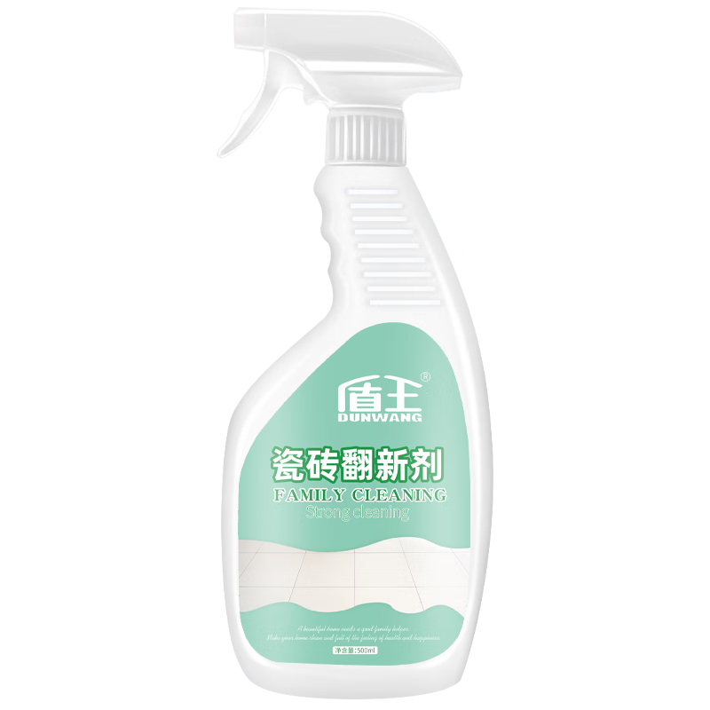 盾王舊瓷磚翻新劑強力去污家用拋光地板磚增亮清洗地磚瓷磚清洗劑 單瓶 500ml