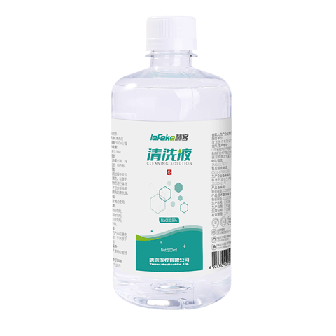 lefeke 秝客 生理性盐水0.9%氯化钠 温和清洁 家庭装大容量 500ML