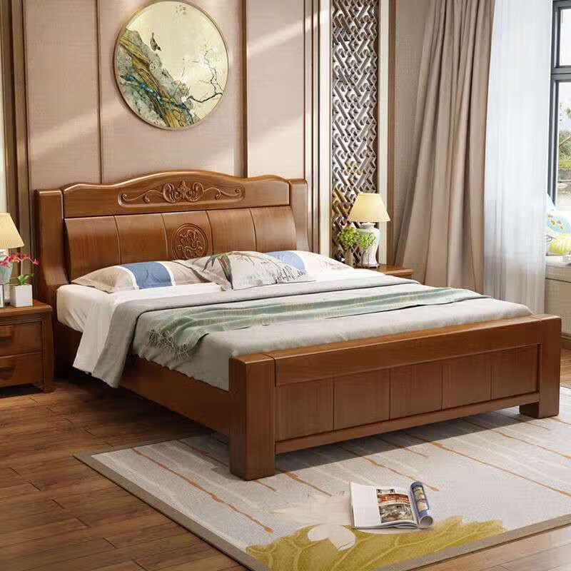 8米2米双人床经济型简约现代小户型主卧储物婚 1.5x2.