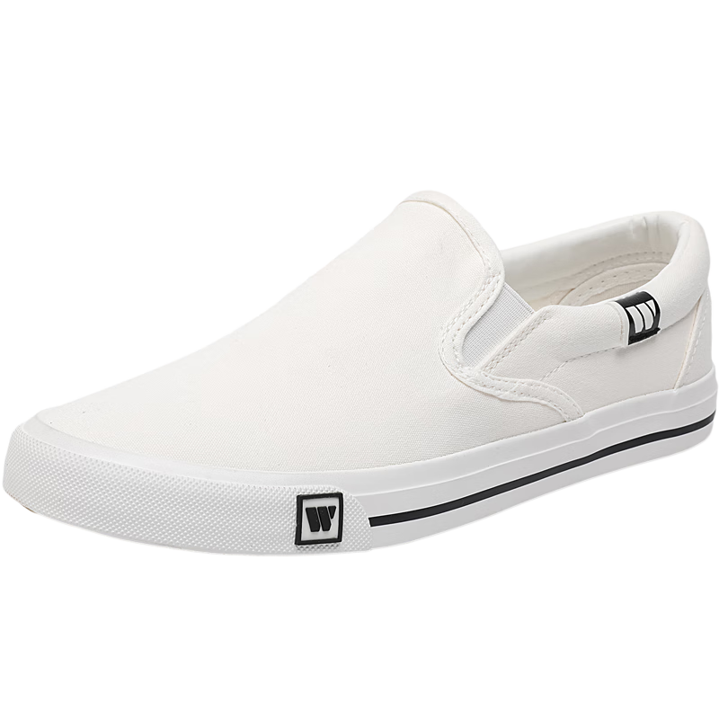 百亿补贴:回力男鞋帆布鞋低帮百搭休闲鞋简约一脚蹬驾车板鞋 WXY-903 白色 40 207.69元拍3件(合69.23元/件)