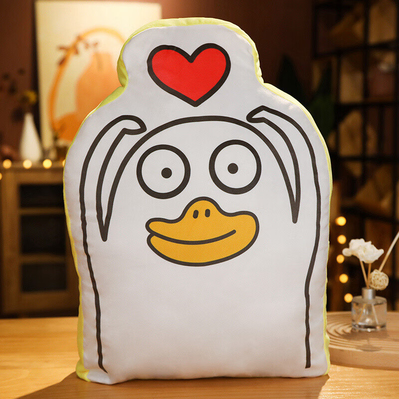 妙普乐超软萌小刘鸭玩偶抱枕动漫周边刘小鸭靠垫枕头公仔微信表情包