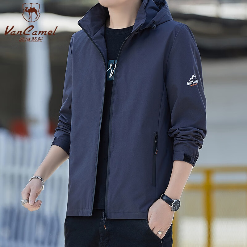 西域骆驼(vancamel)男式户外工装夹克外套春秋新款防风青年百搭秀休闲