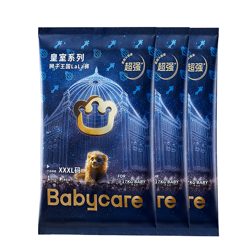 babycare[Ʒ��ֱ������Ʒ��]����ʨ�����������㳬��͸����ʪӤ���ļ� 3XL 1�� 4Ƭ ����װ���ʺϡ�17KG��
