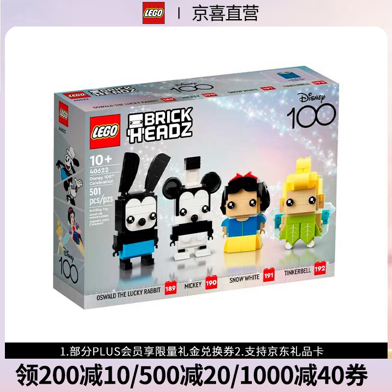 乐高方头仔大头人仔米奇米妮40622白雪公主积木玩具男孩属于什么档次？