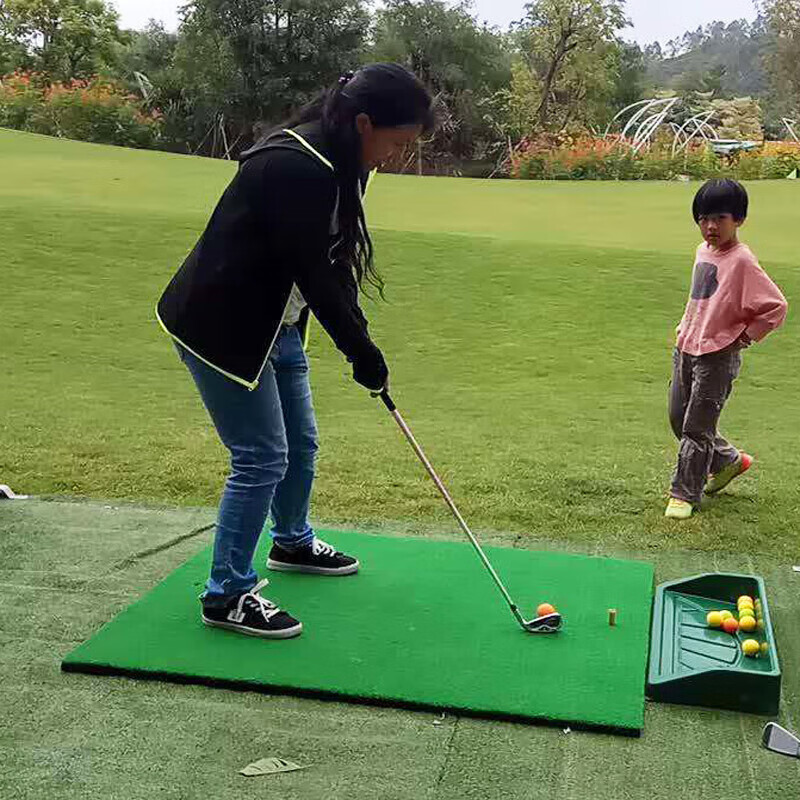 打击垫golf地毯家庭切杆垫子训练击打练习垫 款30*70cm垫子 质量很好