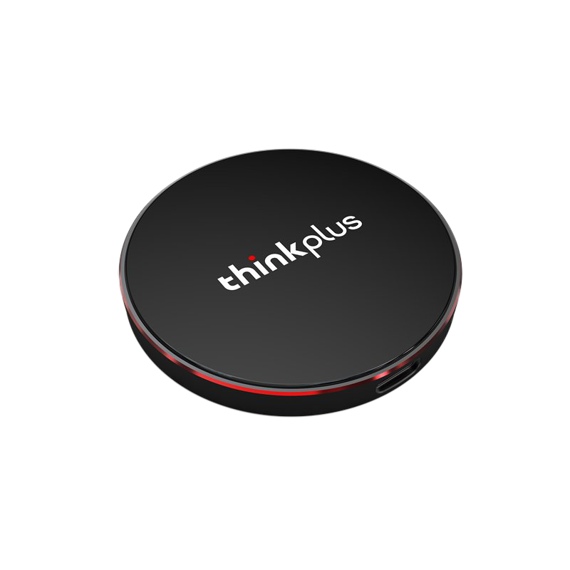 ThinkPlus联想2TB磁吸移动固态硬盘小飞盘【国家补贴】磁吸手机USB3.2高速读取2000MB/S PSSD便携 UH100系列