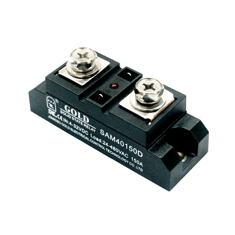 单相150a固态继电器型号sam40150d  150a 直流控交流220v sam40150d