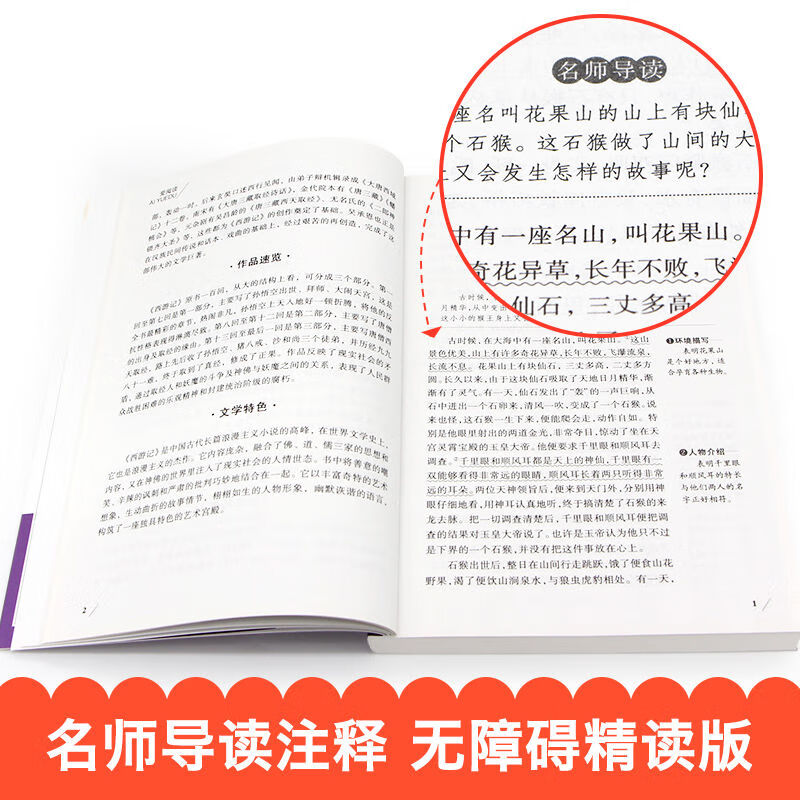 【严选】（不含小册子）四大名著无障碍小学生白话文西游记水浒传红楼梦三国演义 （全套4册）四大名著 无规格