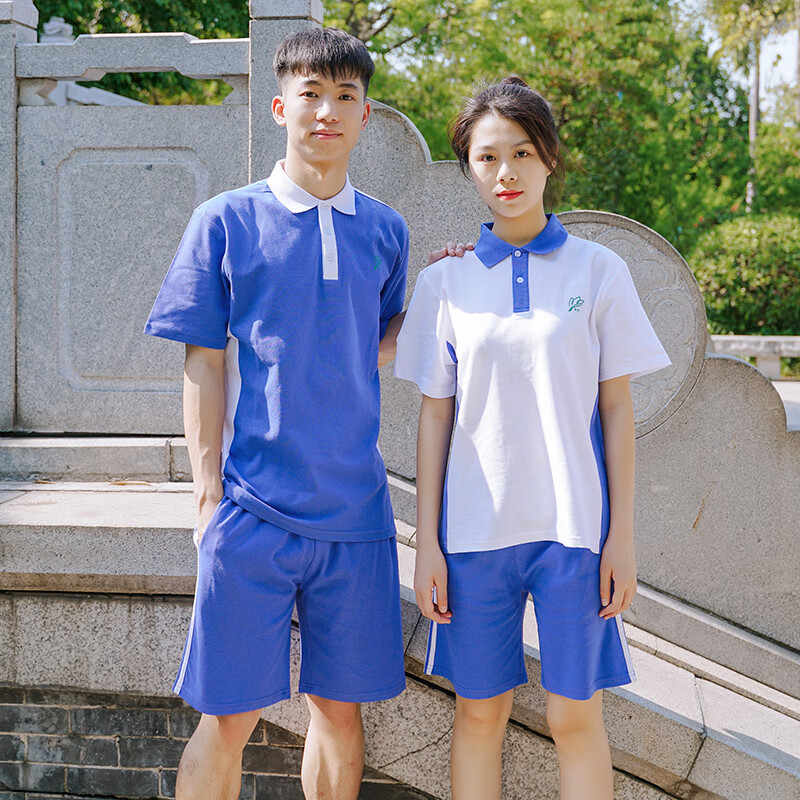 确不凡深圳初中校服短袖速干 深圳校服中学生高中生统一男女校服速干