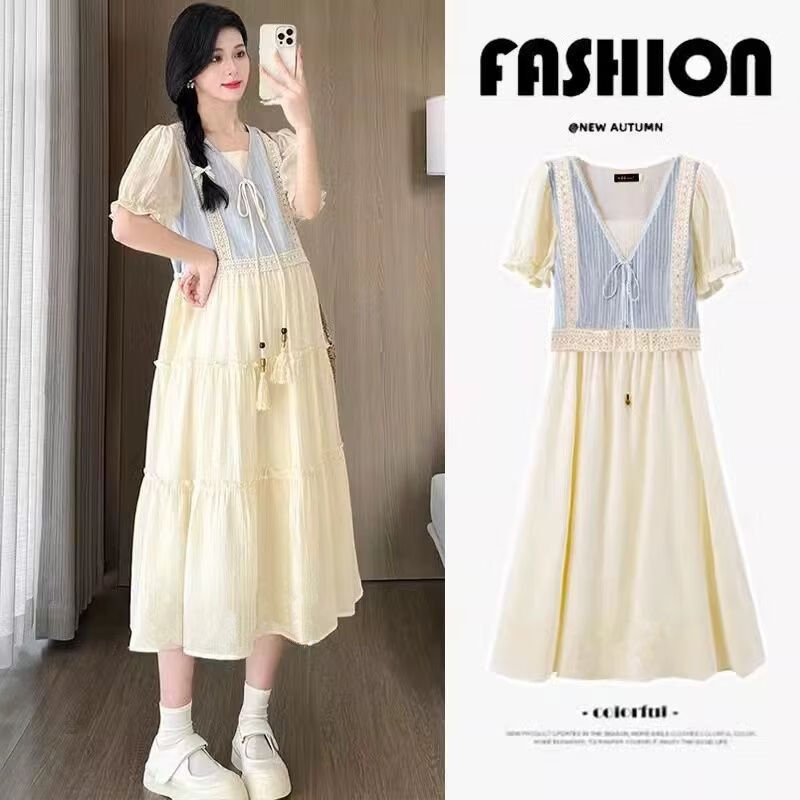 �϶��Ÿ��и�װ�ļ��¿����ƴ��С������������V������ȹ�г����и�ȹ ͼƬɫ L