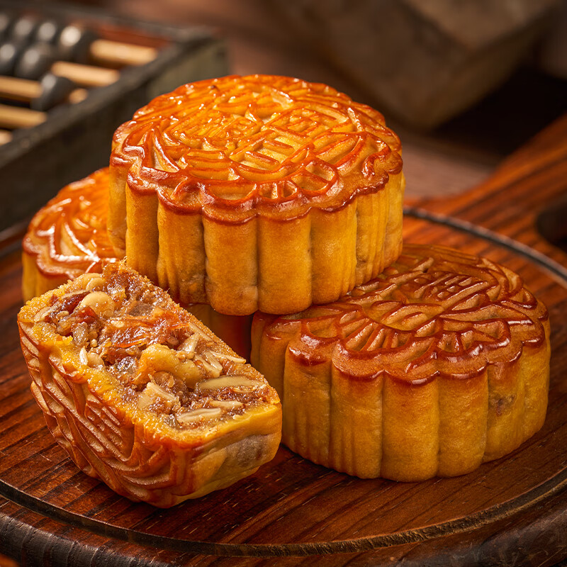 五仁叉烧月饼