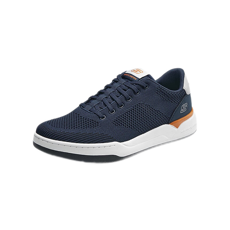 斯凱奇（SKECHERS）男鞋夏季網(wǎng)面透氣板鞋時尚運動休閑鞋通勤帆布鞋210793