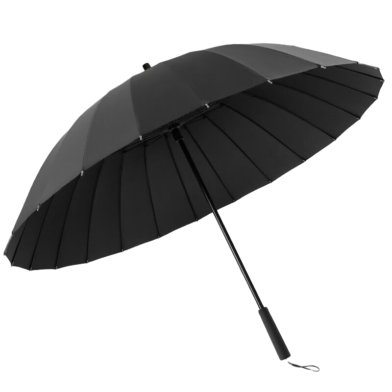 简粟加大雨伞直杆雨伞24骨商务加大加固双人雨伞直杆防风伞可定制