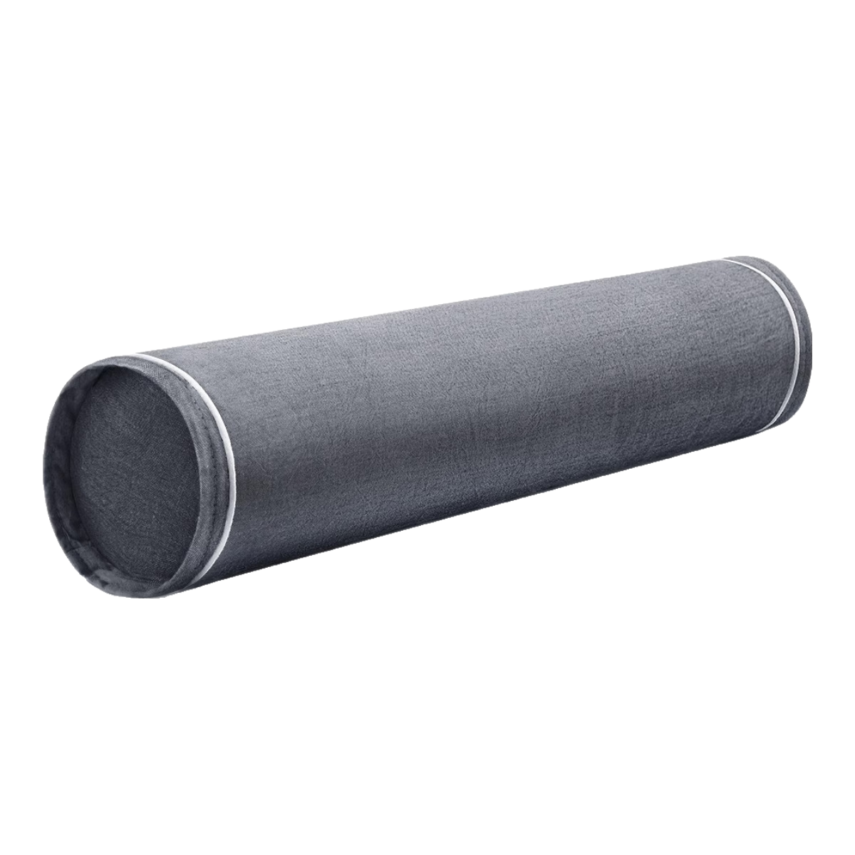 茶礼世家圆柱颈椎枕成人睡觉专用决明子荞麦壳枕芯圆枕头热敷护颈枕硬脖枕 荞麦决明子圆枕 高级灰