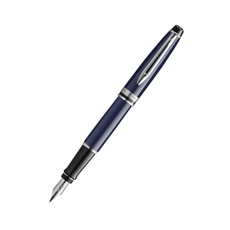 威迪文（WATERMAN）高端鋼筆簽字筆 辦公送禮生日禮物 權威我本蔚藍墨水筆+六角禮盒