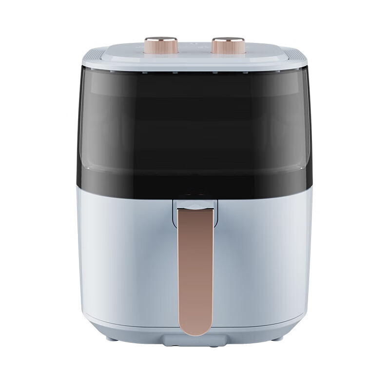 琈夡 空气炸锅机家用可视款多功能智能电炸锅烤箱礼品 浅樱蓝