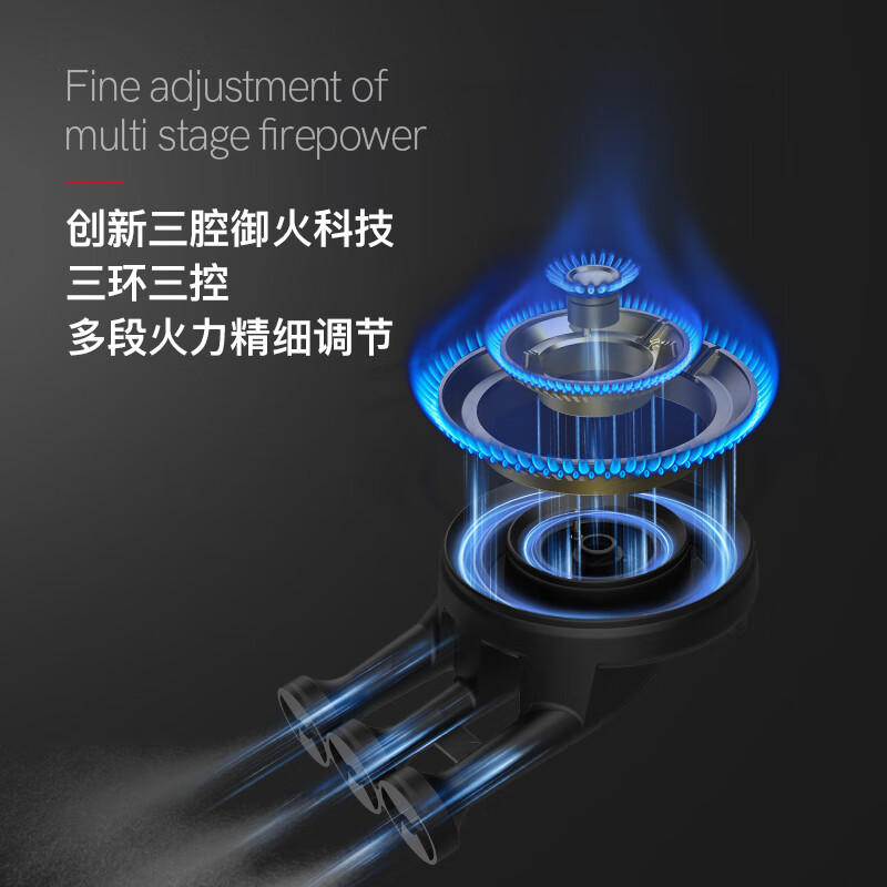 皇冠(CROWN)煤气灶燃气灶单台式灶 5.2kW大火力不锈钢灶 家用猛火煤气灶 一级能效 66%热效率GD3340A 煤气罐/液化气(不安装) 5.0kW