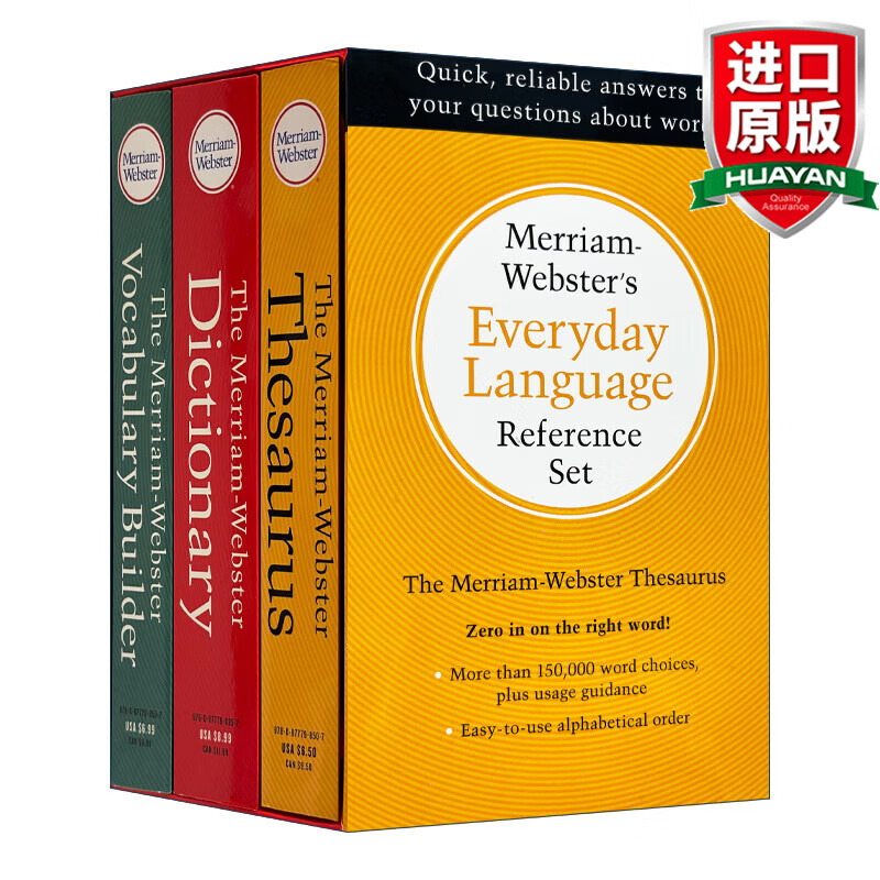 英文原版 韦氏三宝英语字根词根词典 Merriam-Webster Dictionary 英英字典怎么看?