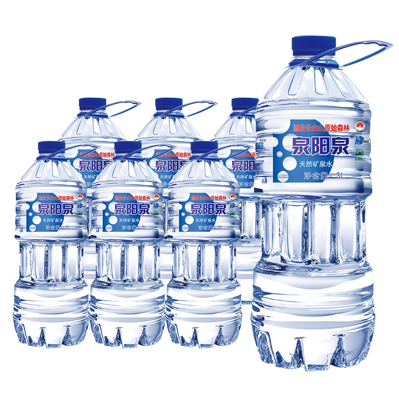 Ȫ��Ȫ��QUANYANGQUAN�� ����ɽ��Ȼ��Ȫˮ ��Ͱװ ��ͥ��ˮ 3L*6Ͱ  �����ܰ�װ 41.7Ԫ