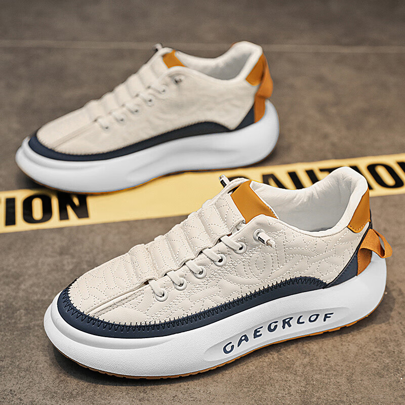 木西十大头帆布鞋男鞋子宽松阿甘板鞋一脚蹬运动鞋休闲学生增高小白鞋